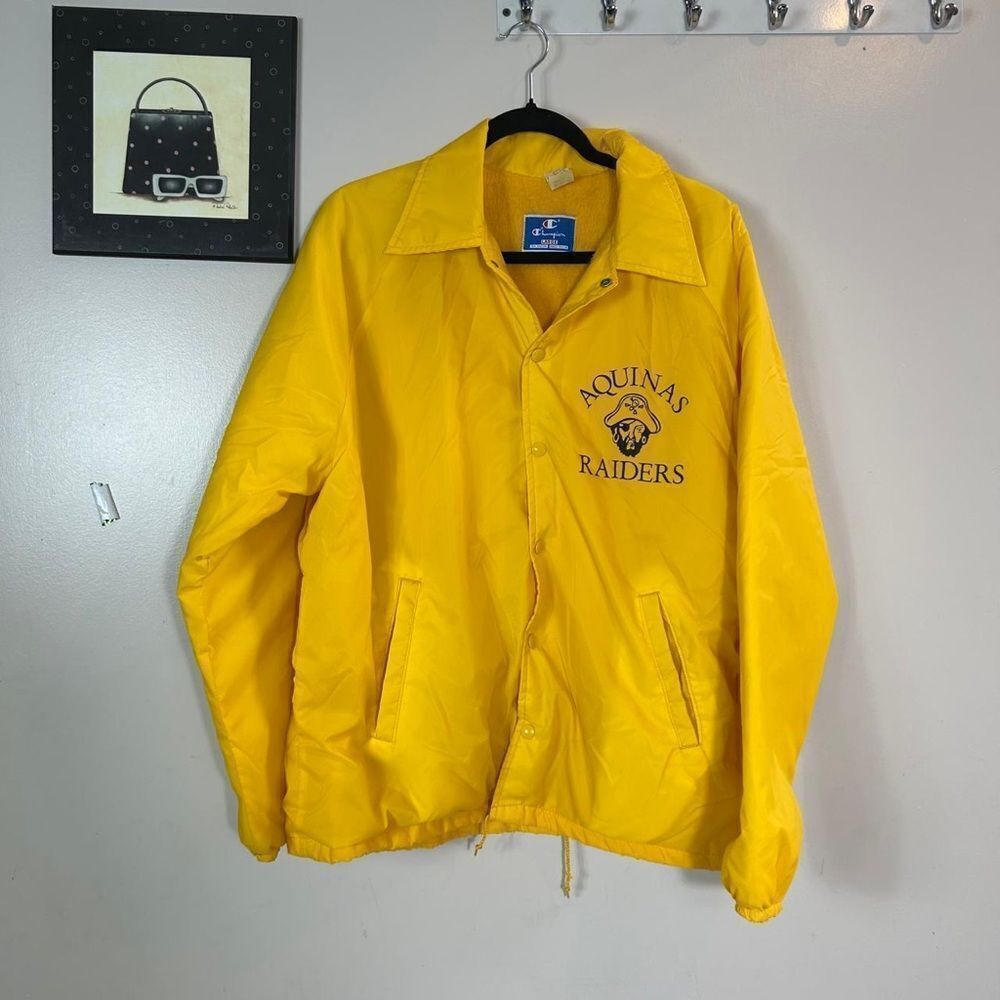 Champion Yellow Windbreaker Jacket